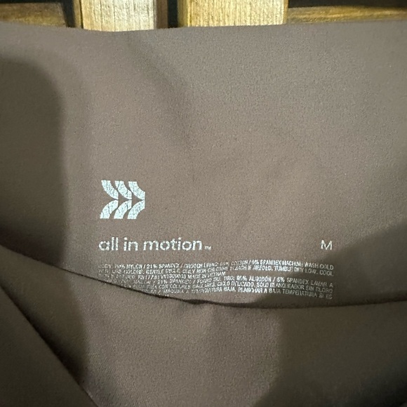 Women's all in motion Taupe Flared Yoga Active Pants M - Picture 2 of 4